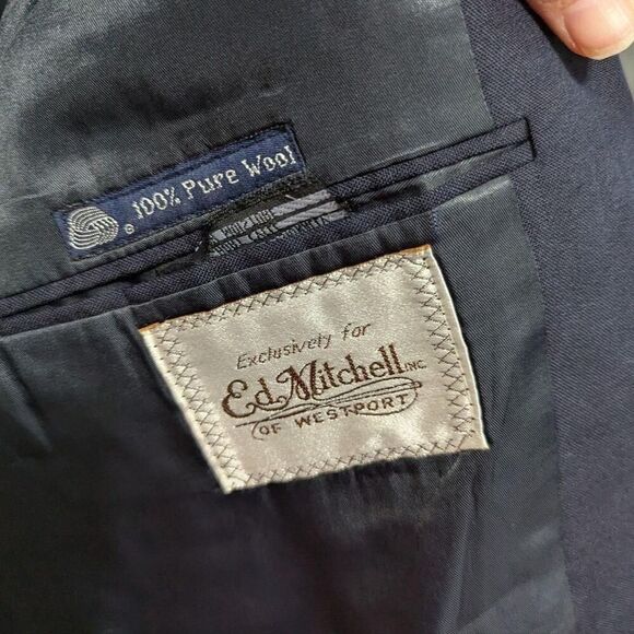 Burberry Vintage Blue Tailored-jackets unsure of size please see measurmen… - Picture 3 of 8